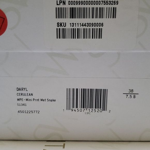 STUART WEITZMAN Daryl Snake-Embossed Leather Sneaker - Picture 7 of 9